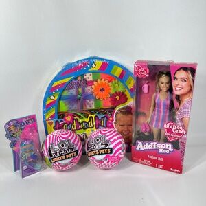 Kids Girls Toys Mixed Media Surprise Toys Bundle Lot Of 5